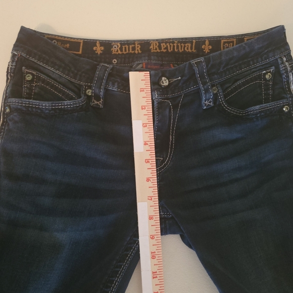 Rock Revival Leah Boot Jeans Size 29 - Picture 11 of 13